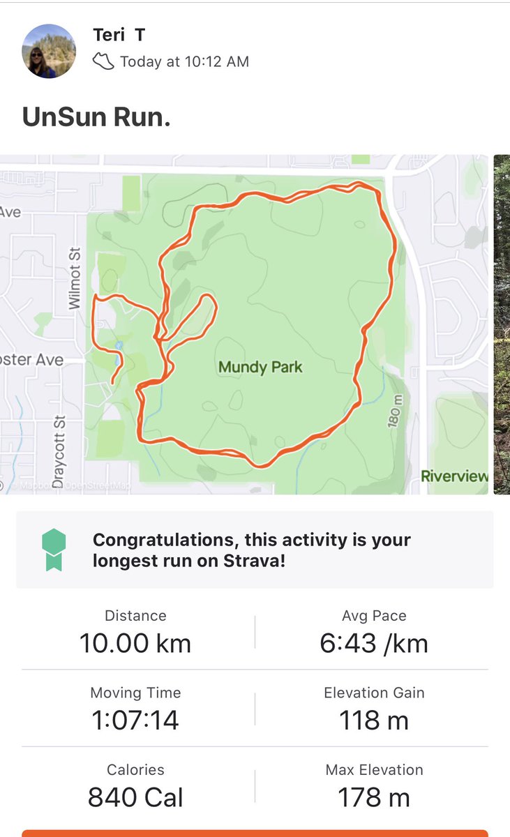 TeriTownerCllr's tweet photo. Todayβs 36th @VancouverSunRun was a very different experience from previous years. I'm used to participating alongside 45k- 60,000 of my closest friends! πββοΈπ
I hope all fellow Sun Runners also enjoyed their version of SunRun 2020. Keep going! πββοΈπͺ #MySunRun
#physicaldistancing https://t.co/Iv3c9bA6uh