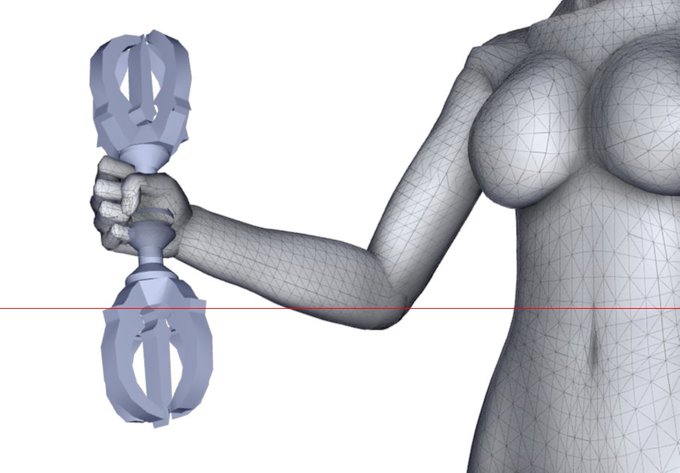 アタリ程度には十分使えるな…クリスタのアセットで探しても無いモンは作るしか無いのだ( ˘•ω•˘ ) 