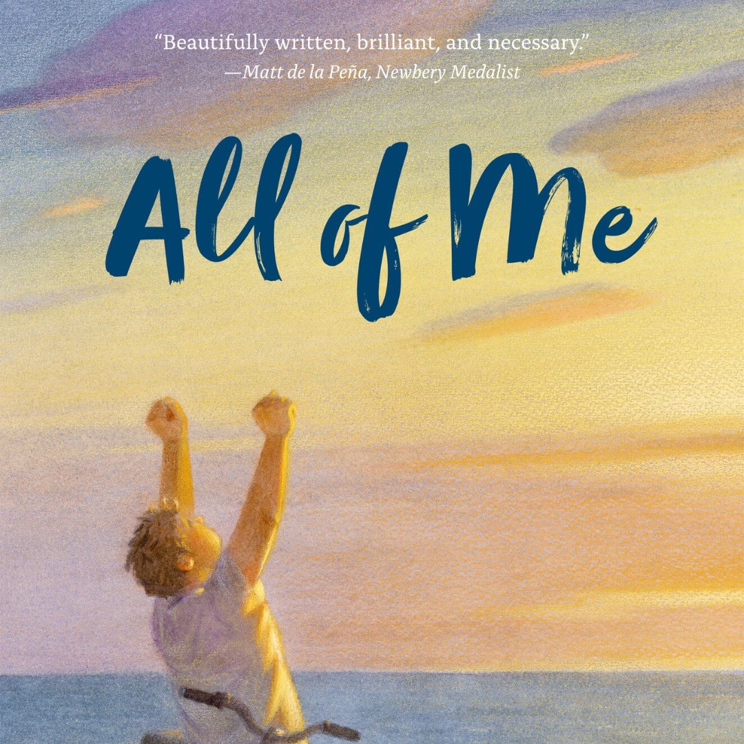 A1: Hey there! I’m Chris Baron-author of the MG novel in verse ALL OF ME,-about Ari—a boy who’s been teased and bullied about his weight his whole life-but the summer before his bar mitzvah-everything changes over one adventurous summer!  #novel19s