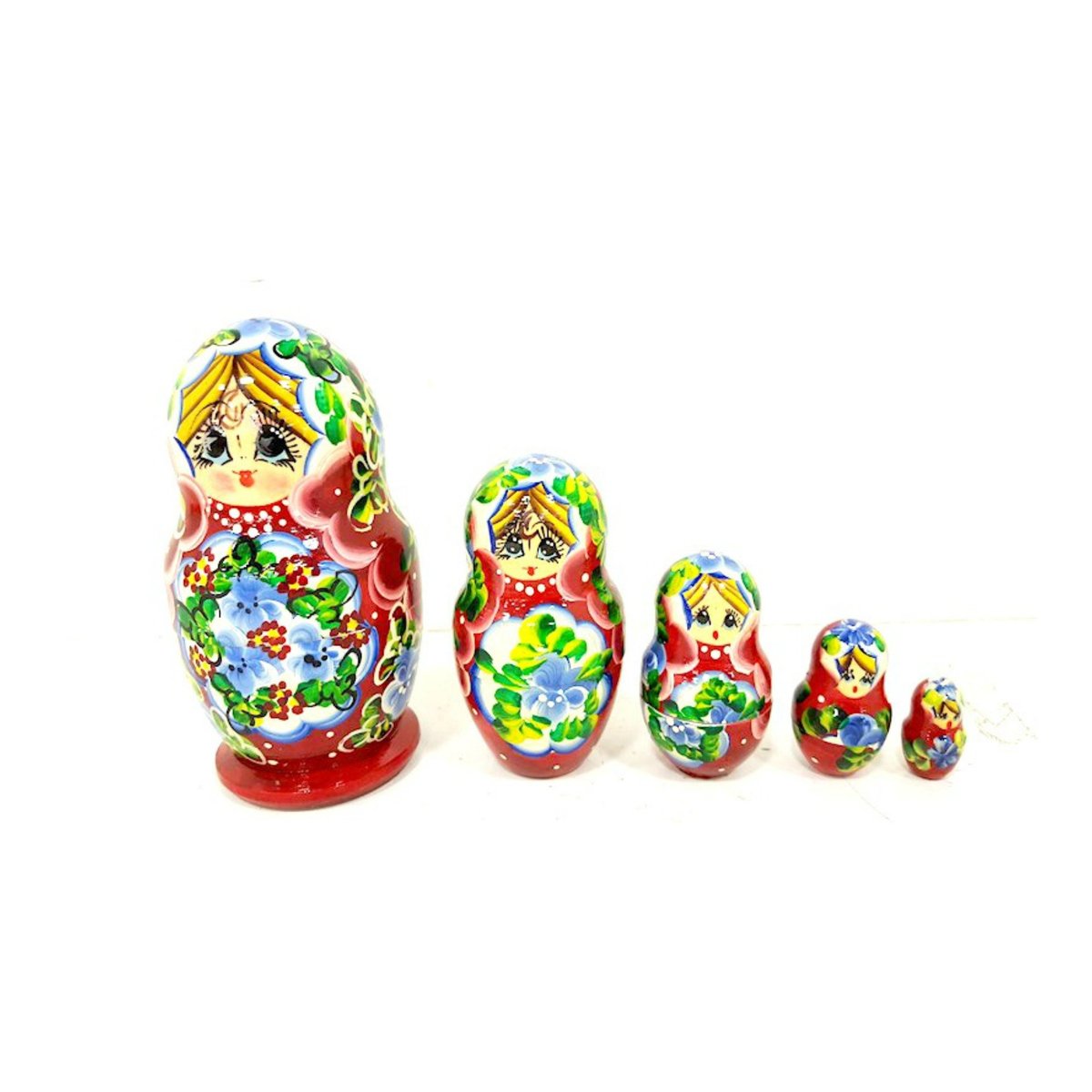 JunkYardBlonde's tweet photo. Vintage Russian Hand Painted Nesting Dolls, Set of 5, Artisan Babushkas, Matryoshka style Nesting Dolls https://t.co/1czGHh74JF #russiannesting #handpainteddoll #woodnestingdolls #babushkas #nestingdolls #handpainted #russiandolls #artisanbabushkas #matryoshkadolls https://t.co/oNgMR8JVlI