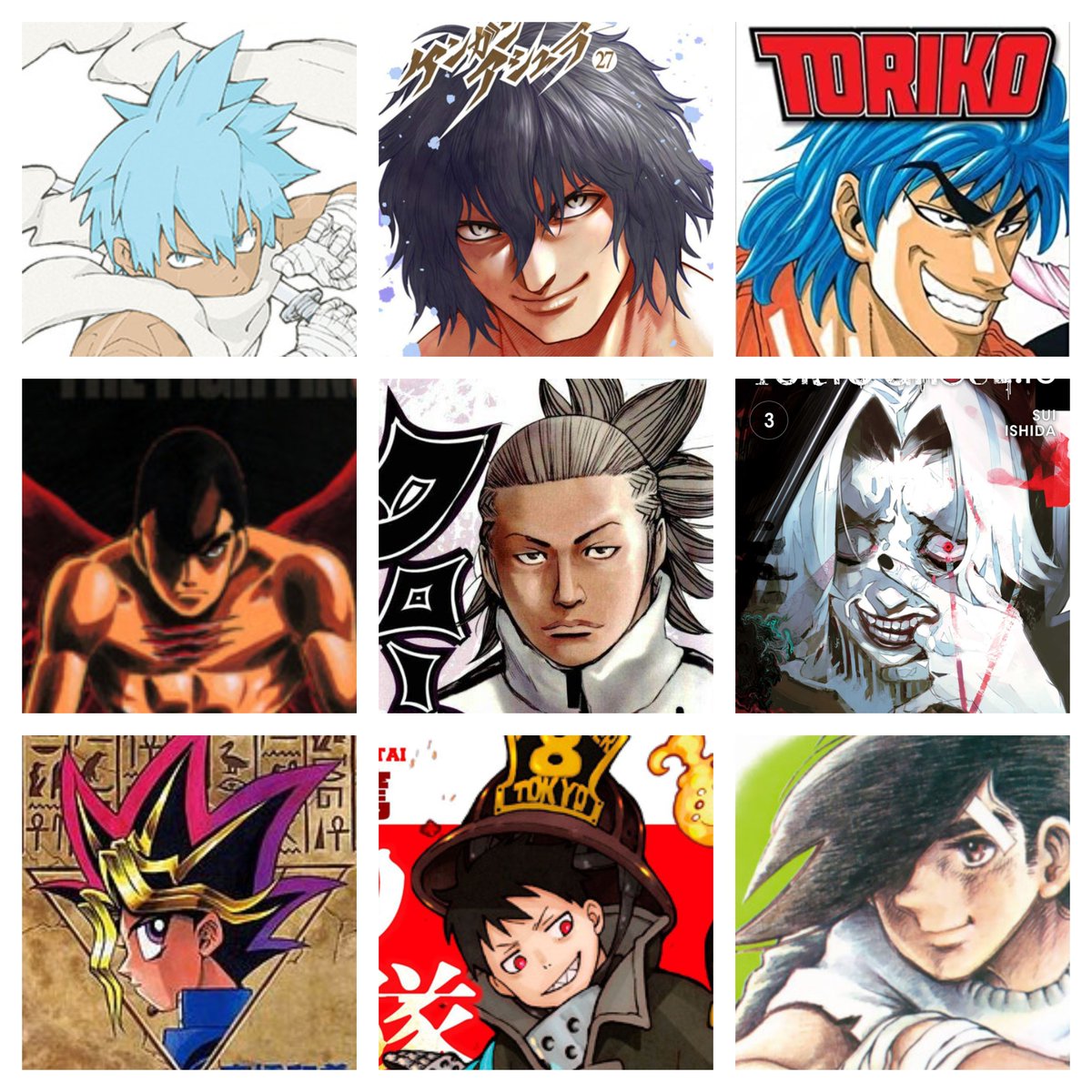 Favorite manga, anything that isnt my top 3 can change alot lol