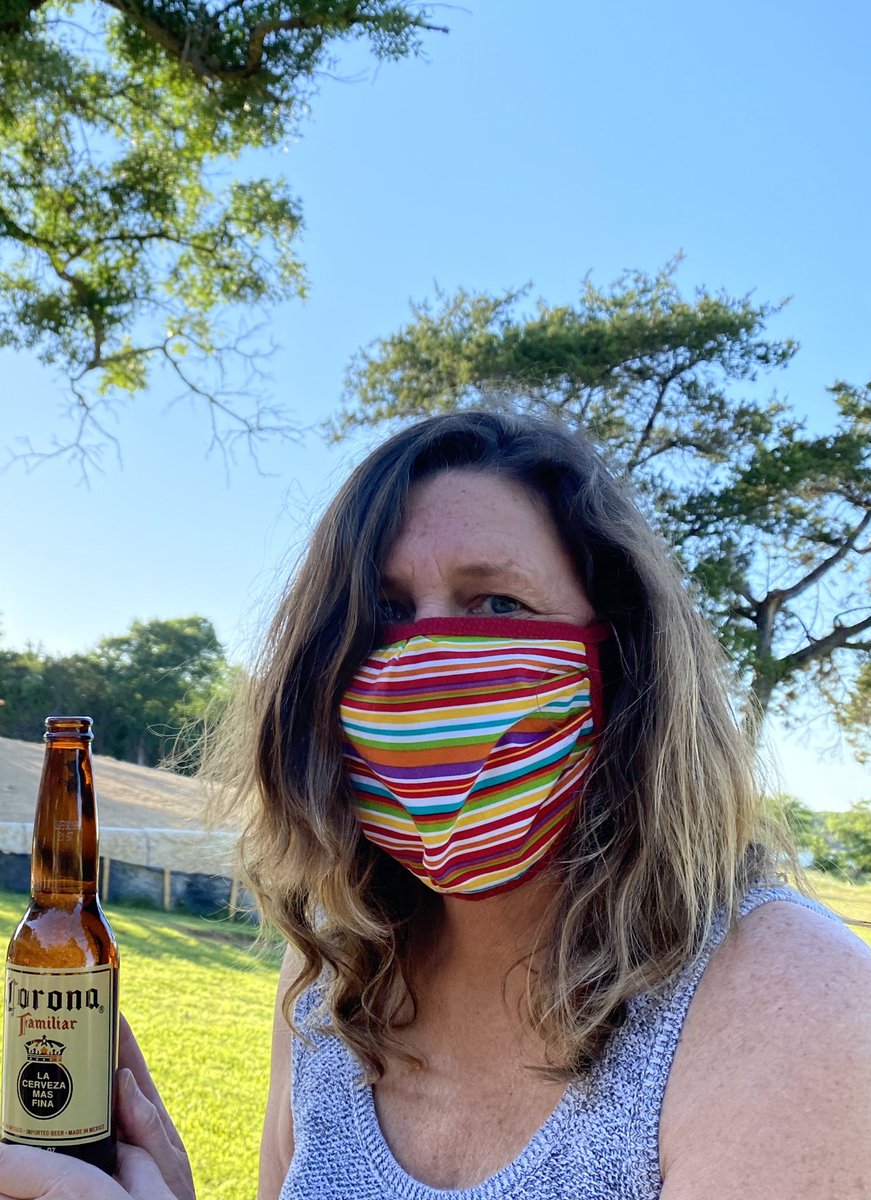 HeartOTXHeartMD's tweet photo. Hey @corona - I found your new #PosterGirl ! 

#SocialDistancing on #LakeBelton on my last night as a #TexasResident ! 

What can I say, I married a #BeerGirl 

It’s a #BeautifulDay in #TheLoneStarState ! https://t.co/SLaaZepNxA