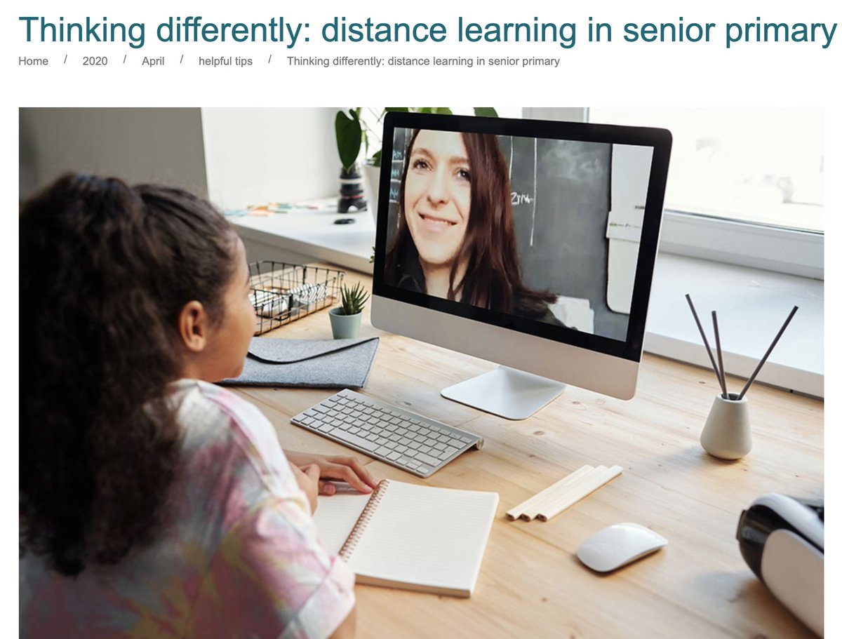 A great blog post to support teachers in senior primary working with their learners online. blog.core-ed.org/blog/2020/04/t…