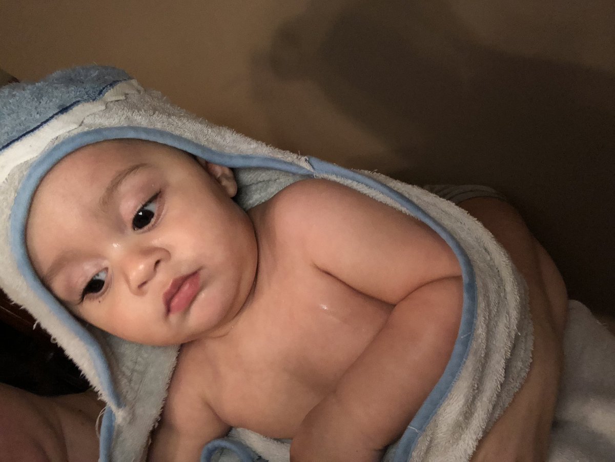 melisssacee's tweet photo. Not even 1 yet &amp; has the side eye down pact ... #troubletroubletrouble https://t.co/DQ16MOiO8Z