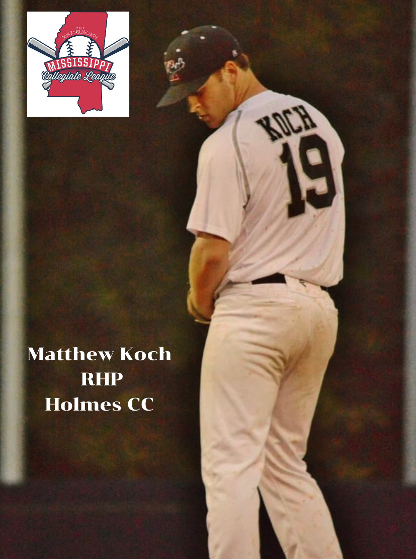 SECollegiate League (@secollegiatelge) on Twitter photo Next up on the MSCL roster for the 2020 season is <a href="/HolmesCCBSB/">Holmes CC Baseball</a> RHP Matthew Koch. Excited to watch <a href="/matt_koch7/">Matthew Koch</a> attack the zone this summer! Next up on the MSCL roster for the 2020 season is <a href="/HolmesCCBSB/">Holmes CC Baseball</a> RHP Matthew Koch. Excited to watch <a href="/matt_koch7/">Matthew Koch</a> attack the zone this summer!