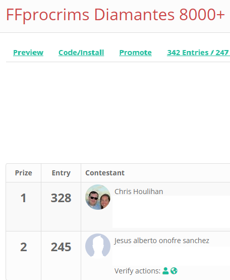 Ya tenemos los 2 ganadores del sorteo de 1er aniversario de FFproScrims, durante la semana nos estaremos contactando con ustedes para pedirles su ID de Freefire. Muchas gracias a todos los que participaron
