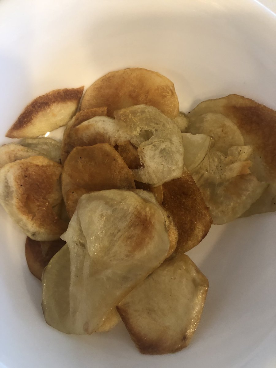 Side note I’m trying to do this chat while making dinner and I am very proud of my homemade potato chips. #novel19s