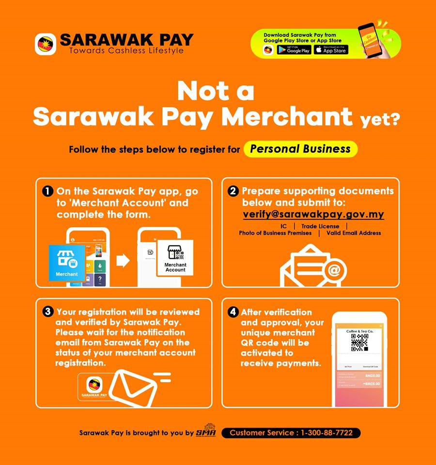 Pay login sarawak Sarawak Pay