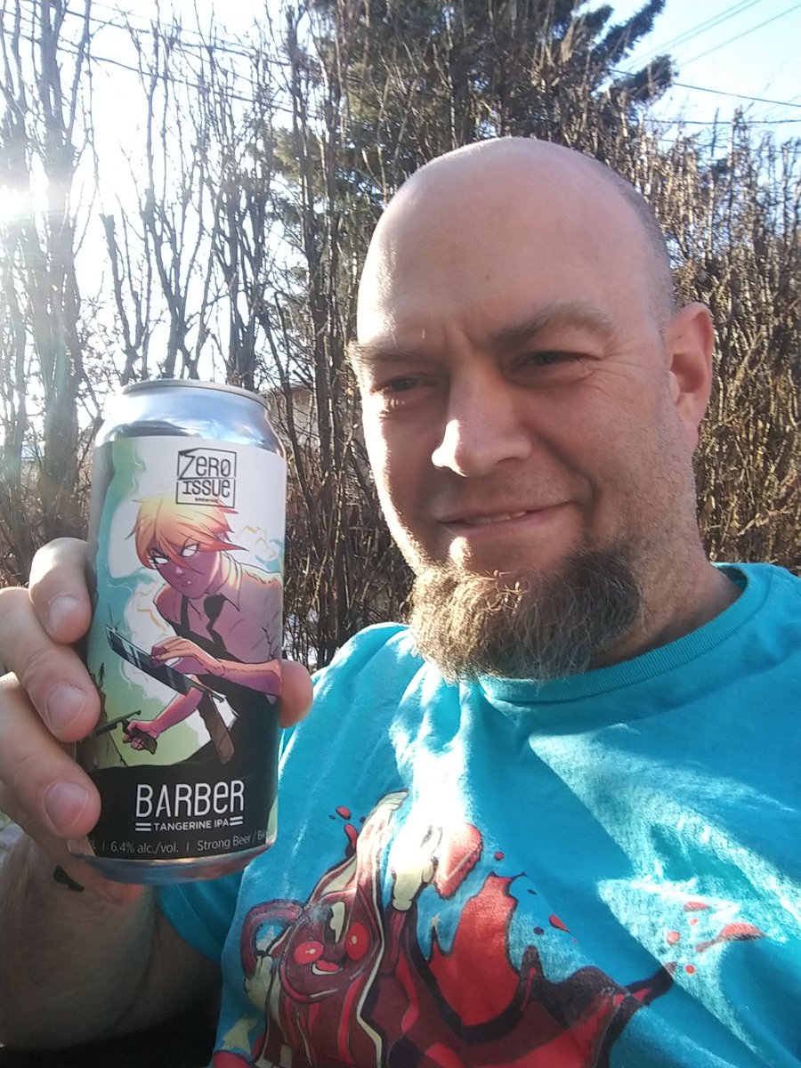 14 degrees is the perfect reason to break out my last Barber. <a href="/Zeroissuebeer/">Zero Issue Brewing</a>