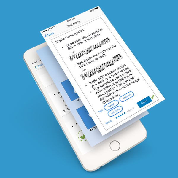 AppStudioso's tweet photo. Want to optimize your students practice? Studioso provides your students the tools to succeed at the touch of a button. #MusicEd #TechEd #MusicEducation #MusicTeacher #MusicStudent https://t.co/XWcBFe2ARB