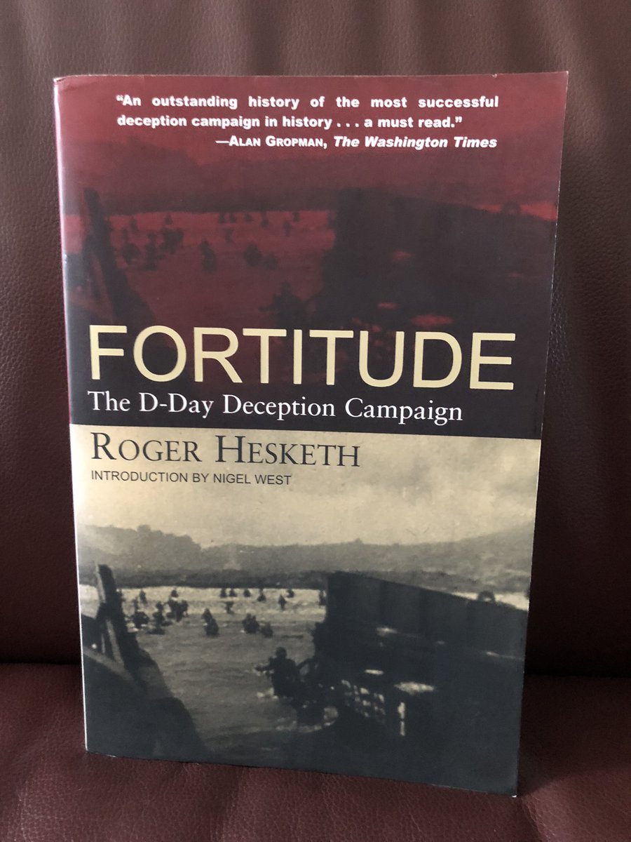 Today’s 2 books on a specific topic—allied deception operations in World War II:“Operation Mincemeat: How a Dead Man and a Bizarre Plan Fooled the Nazis and Assured an Allied Victory” by Ben Macintyre“Fortitude: The D-Day Deception Campaign” by Roger Hesketh