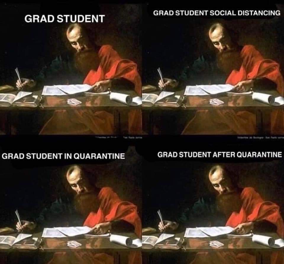 P_Chinemerem's tweet photo. Grad students every day 😂
#phdchat #AcademicChatter #AcademicTwitter
#takeabreak https://t.co/JIIAJ2qX4V