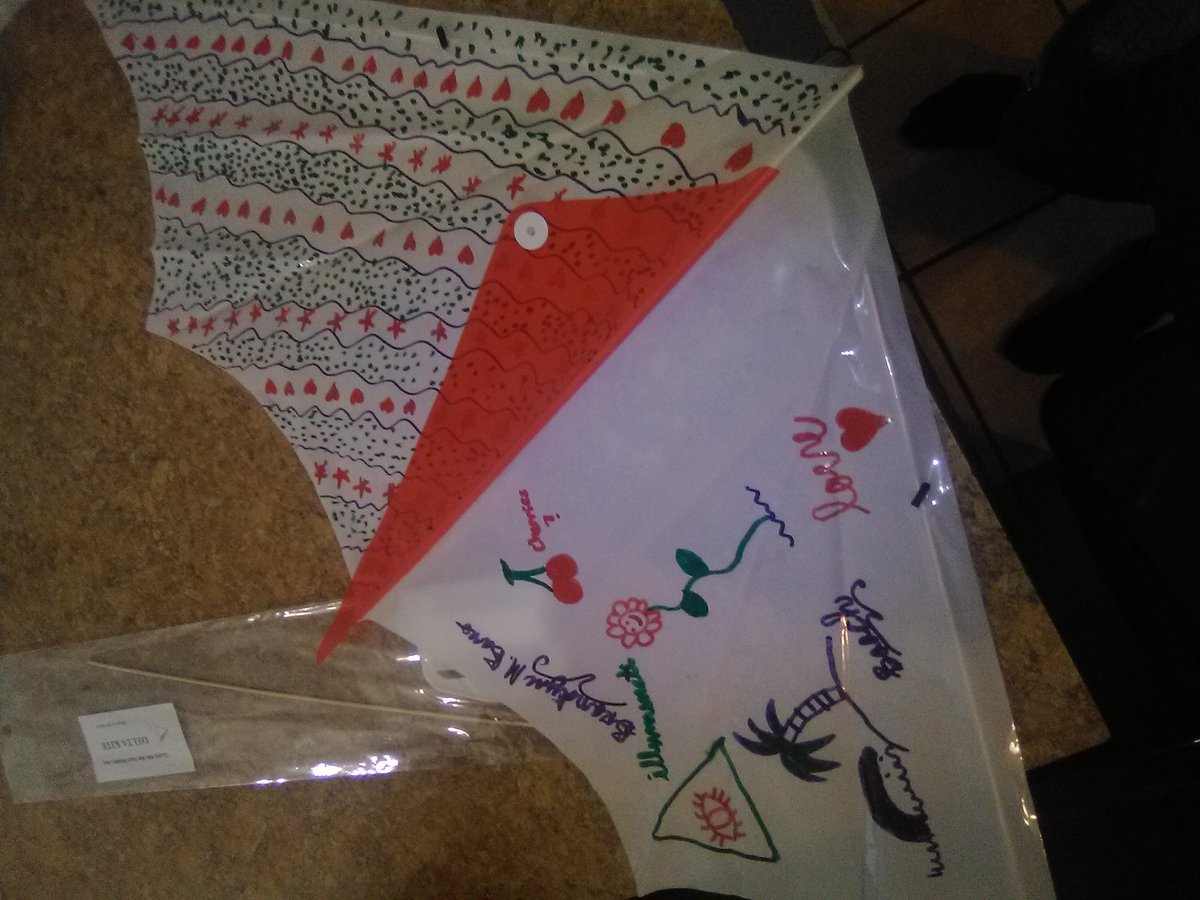 completeHSM's tweet photo. One of these does not belong... Some CHSM students have mad art skills. Some teachers do not. Can you guess which kite belongs to Kristy? #creditfortrying #ontheartstrugglebus #talentedstudents #howlongdidthattake @maize266 https://t.co/nFiJhfXAgE
