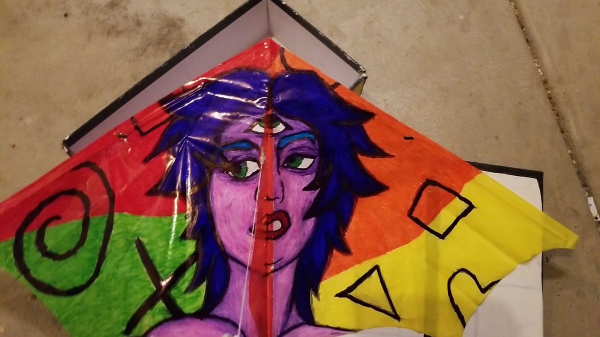 completeHSM's tweet photo. One of these does not belong... Some CHSM students have mad art skills. Some teachers do not. Can you guess which kite belongs to Kristy? #creditfortrying #ontheartstrugglebus #talentedstudents #howlongdidthattake @maize266 https://t.co/nFiJhfXAgE
