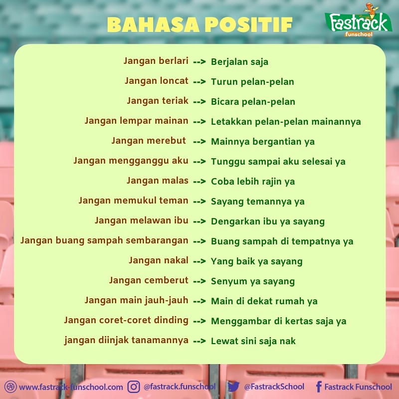 FastrackSchool's tweet photo. Selamat datang senin π
Kita sambut dg rasa syukur & harapan baik π
Tuhan mengirimkan anak-anak dlm hidup kita π, membuat kita yg berada disekitarnya agar terus belajar memulai lebih dulu untuk menggunakan kalimat-kalimat positif pd mereka #parenting #fastrackfunschool https://t.co/t2Z83vrudp
