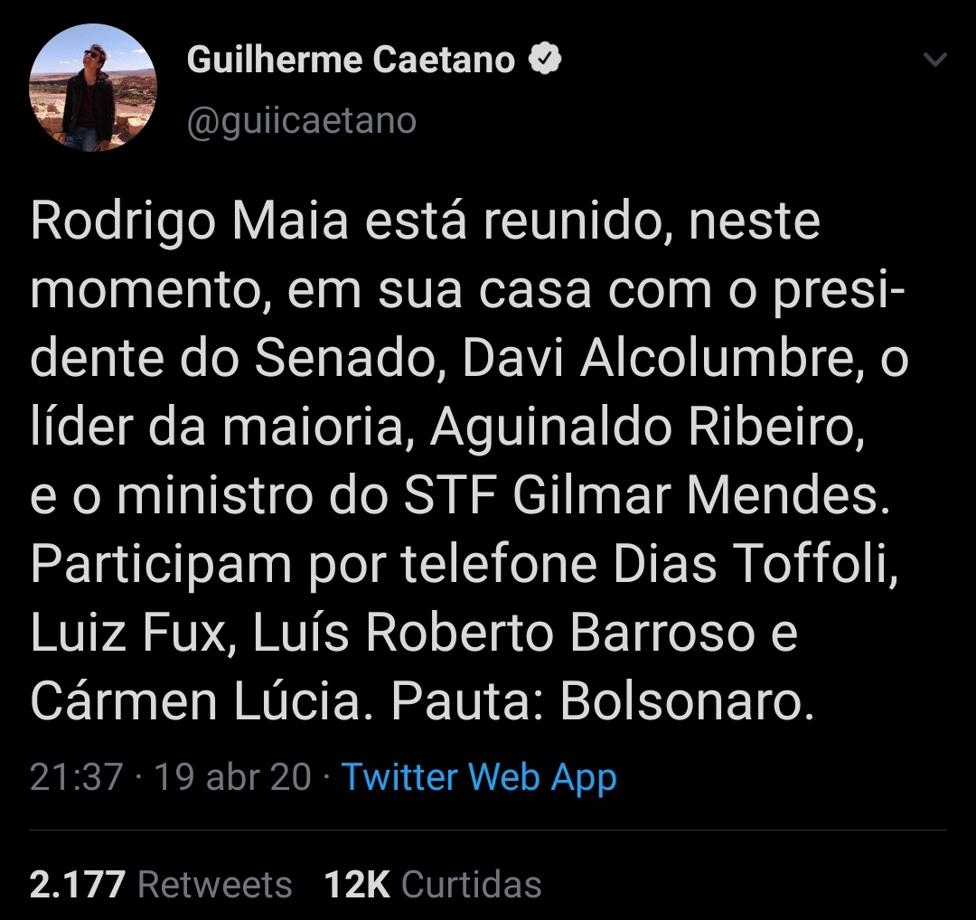 sbancelll's tweet photo. A ordem foi para que ele apagasse.
#TchauMaia
#FechadoComBolsonaro https://t.co/k0z582H2CN