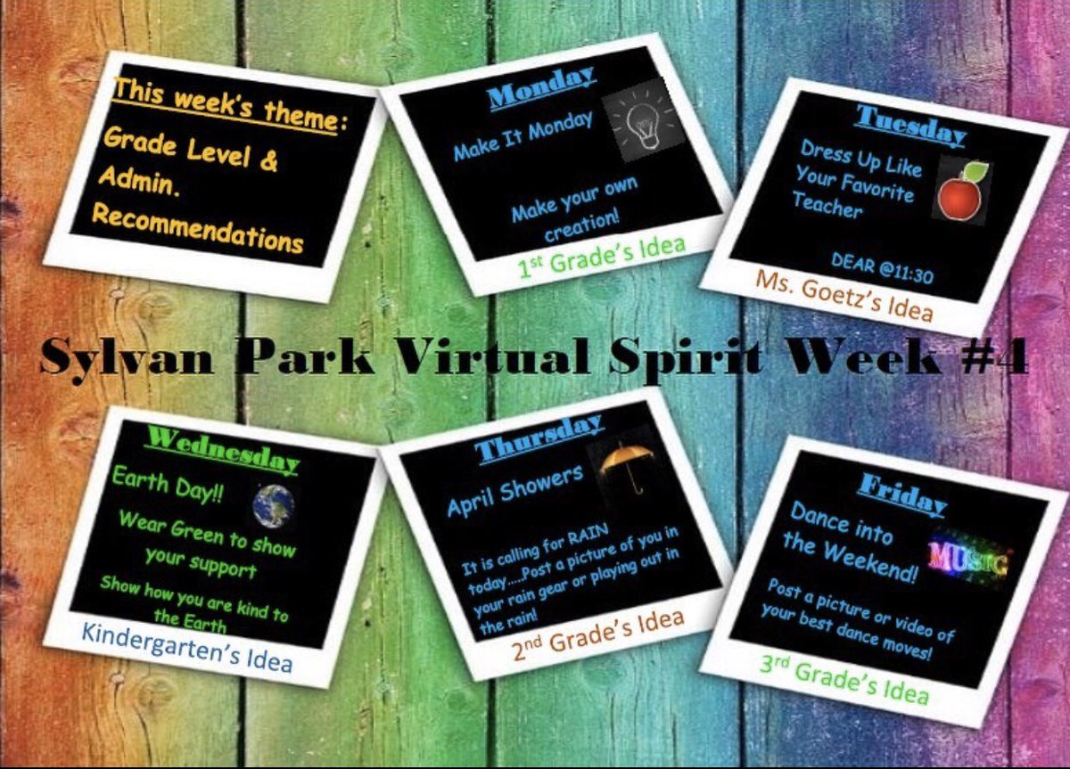 mschobgood's tweet photo. SP’s Virtual Spirit Week 4 https://t.co/nqiXOtiLbp