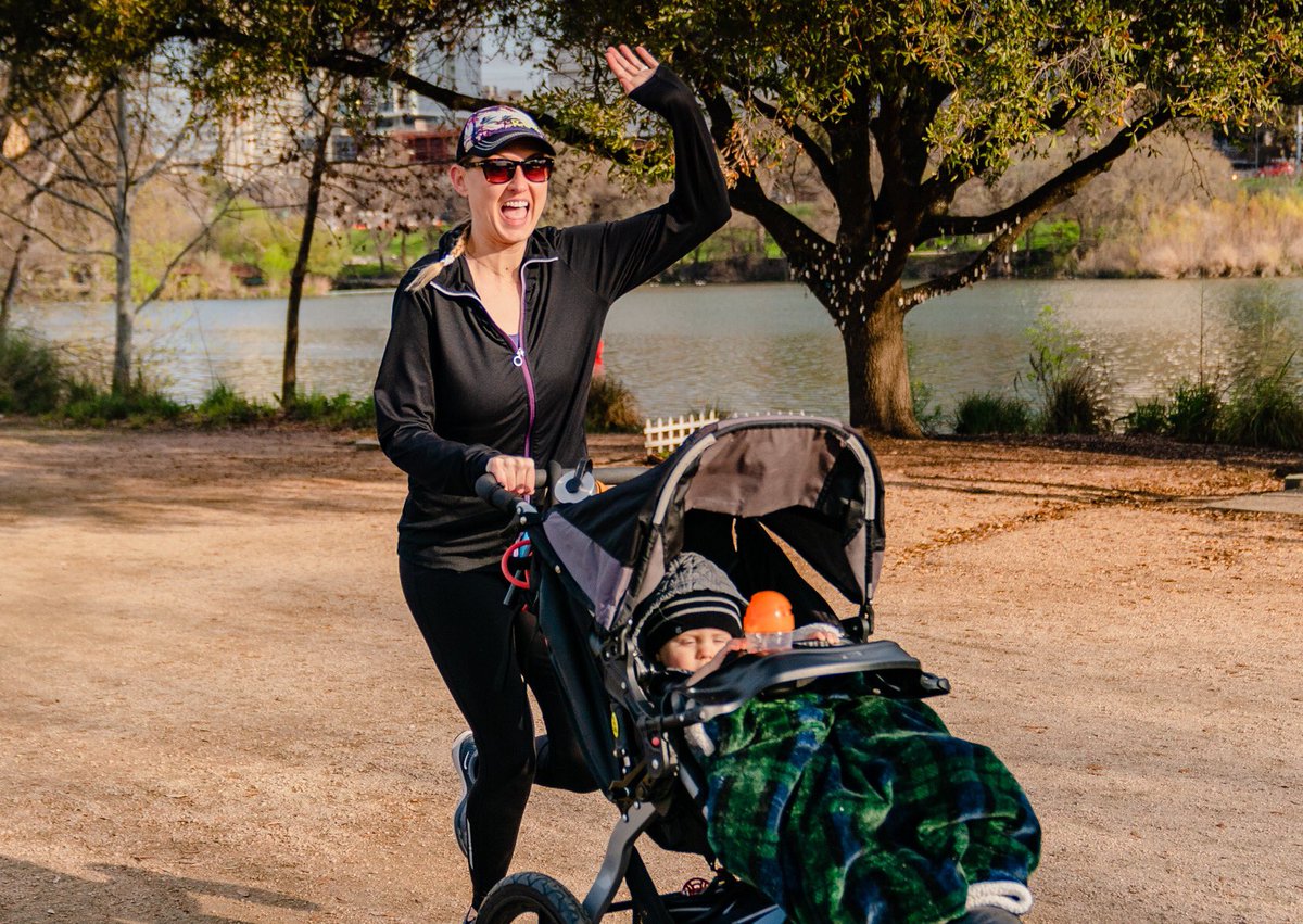 jenzykicks's tweet photo. Have you started to wave to EVERYONE you pass by when taking walks or runs outside? We certainly have!🌤This pic is a throwback to our Jog With Jenzy event in Austin, TX in February. For tips with how to run/walk with a stroller, click the link below!!🏃🏽‍♀️🏃🏻
https://t.co/mxaHQHaYUe https://t.co/KBDkFs8Plg