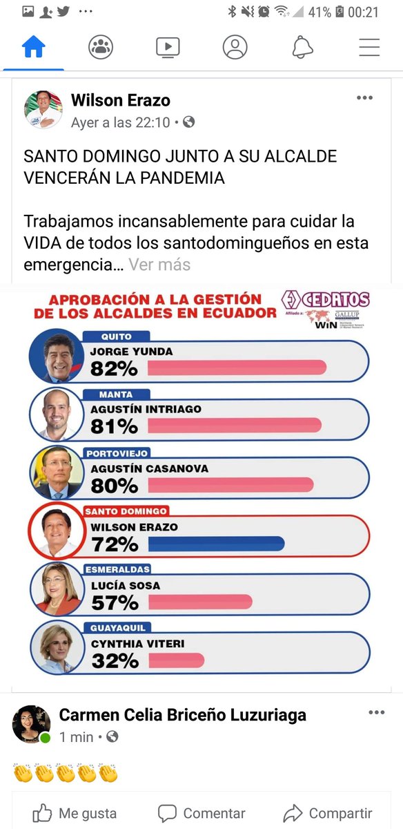 wagnervelezt's tweet photo. @LaPosta_Ecu @luisevivanco Ahí está lo que promociona y luego quita el link en la publicación por que no aparece su nombre en la encuesta...nos quiso ver la cara comprando un CEMENTERIO con sobreprecio que la ciudadanía reclamo y tuvo que retractarse y hoy para lavar su imagen hace está mentira. https://t.co/Gw99KW4yJn