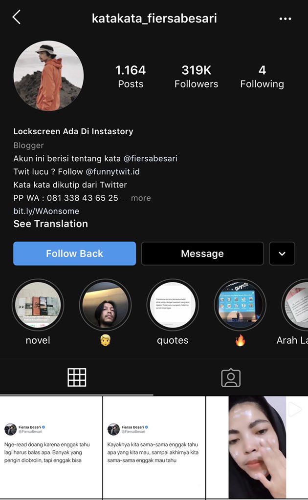 Dulu, awalnya saya diamkan. Tapi ke sini-sini malah paid promote segala. Enak banget, orang lain yang mikir, dia tinggal reupload, terus dapat duit dari karya orang lain. Hadeh. Yang belum follow, enggak usah follow. Yang udah follow, unfollow aja. Terima kasih