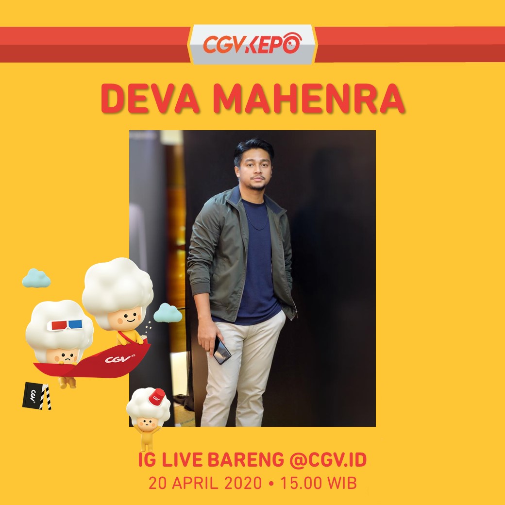 devalova_dpk's tweet photo. Hellow!! Hari ini ada ka Deva @DevaMahenra jam 3 sore di CGV KEPO.

Pantengin terus IG LIVE @CGV_ID ya :) https://t.co/3T1apuewcZ