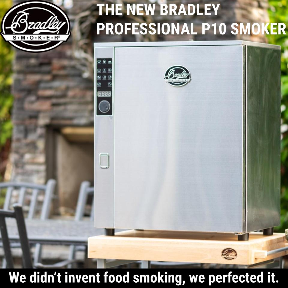 The Bradley Professional P10 1000W Food Smoker 
No babysitting, no hassles, no checking, no worries.
We didn't invent smoking, we perfected it. #bradleysmoker #bradleysmokereurope #chef #unitedwestand zcu.io/bSkh