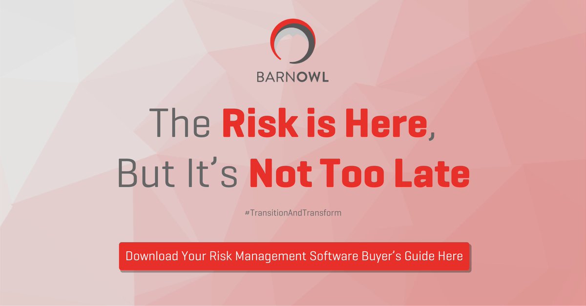 Asking the right questions and exploring all options when it comes to investing in Risk Management Software is essential. 

Download the Risk Management Software Buyers Guide and let us help you along the way. bit.ly/2RKLHRM