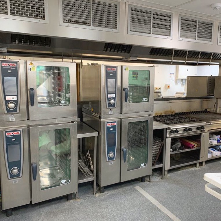 apeironcatering's tweet photo. Morning all! We hope you’re keeping safe and well. We’ve been busy keeping hospitals, care homes, and schools kitchens functioning throughout this period. Here’s one taken from last week at a school featuring the ever so efficient #rationalag ovens. #commercialcateringengineers https://t.co/0eMFMagw6d