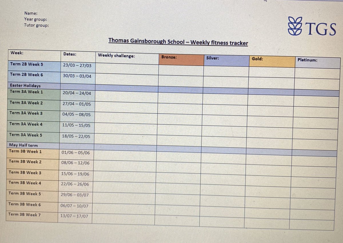 TGS_PE_'s tweet photo. Welcome back-the Summer term is upon us.Time to burn off the calories from the Easter eggs!!Please see your email for this weeks fitness challenge-stair climb challenge- resources can be found here: https://t.co/rlt5fTUnxc  GOOD LUCK, ENJOY &amp; KEEP SAFE #teamTGS https://t.co/dOhrh5AnGC