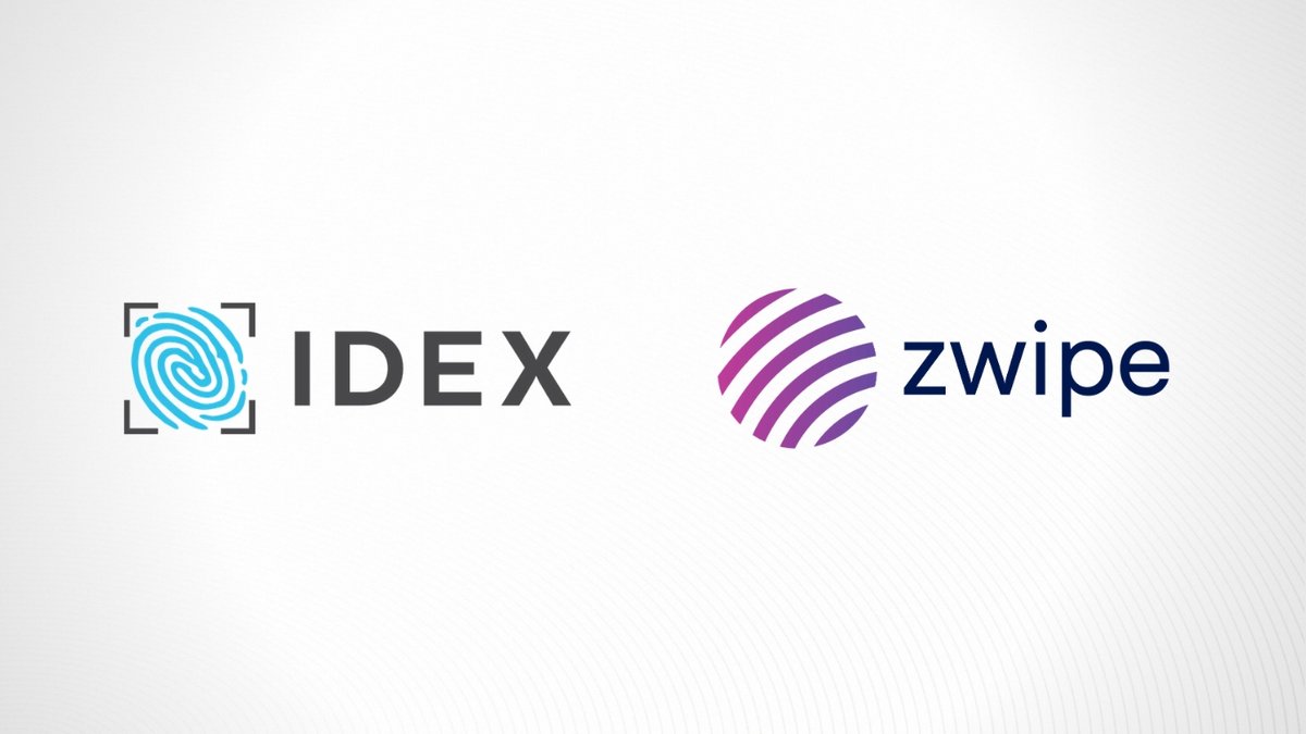 zwipe's tweet image. We are excited to collaborate with @IDEXBiometrics on our #Zwipe Pay ONE platform, see more details here bit.ly/3aia27H #biometric #fintech #payments #banking #contactless
