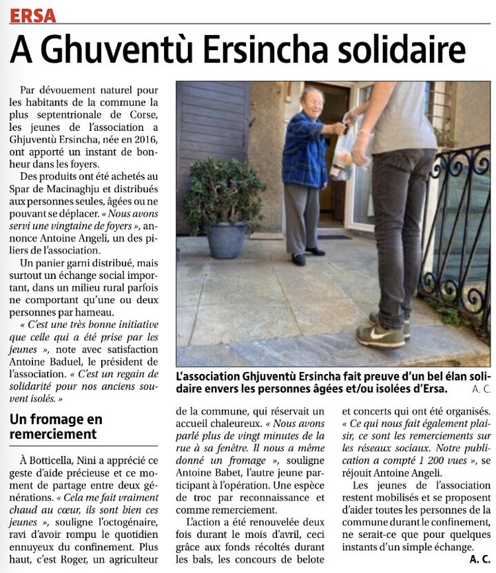 ersincha_g's tweet photo. Sta mane nant’a Corse Matin. https://t.co/VF4mHwcVW9
