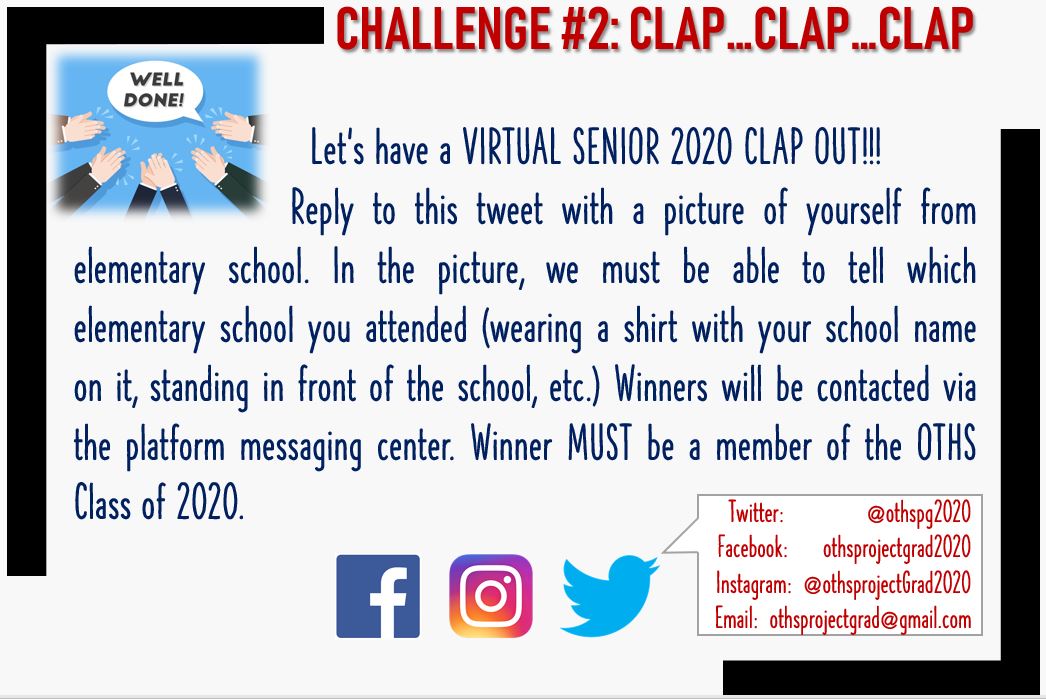 OTHS 2020 Project Grad tweet media