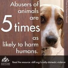 Canadian Veterinary Medical AssociationAnimal welfare, law enforcement, domestic violence and child welfare agencies are working together more and more in recognition of "the Link", the indisputable tie between animal abuse and violence towards people https://www.canadianveterinarians.net/policy-advocacy/link-between-animal-child-domestic-abuse