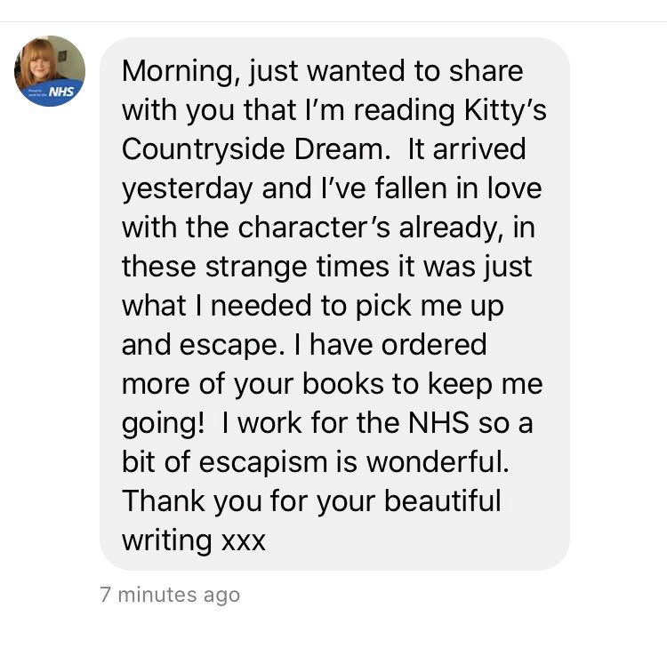 ChristieJBarlow's tweet photo. This has made my morning! ❤️ #NHSheroes #readingmybook https://t.co/wG9hKfKBT2