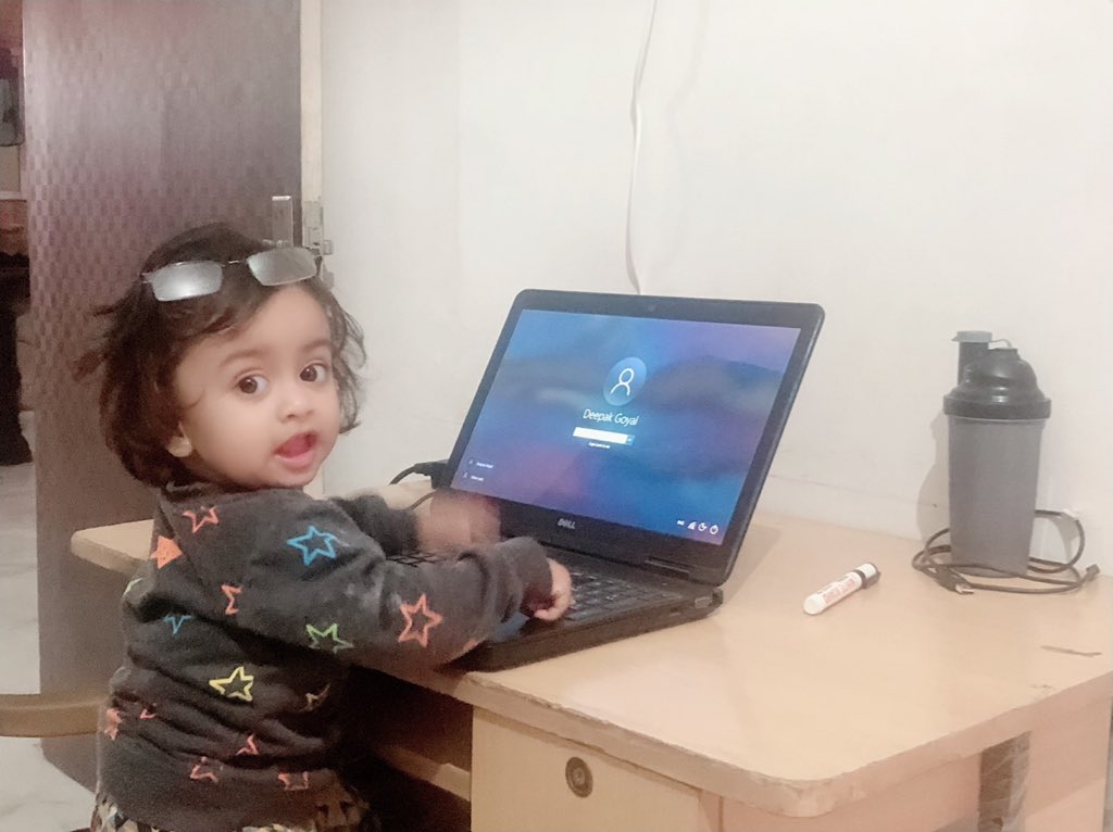 iamdeepgoyal's tweet photo. Next generation is coming soon, they are learning fast 😀
#WorkFromHome @IngenuityGaming https://t.co/IgzG8S6dWm