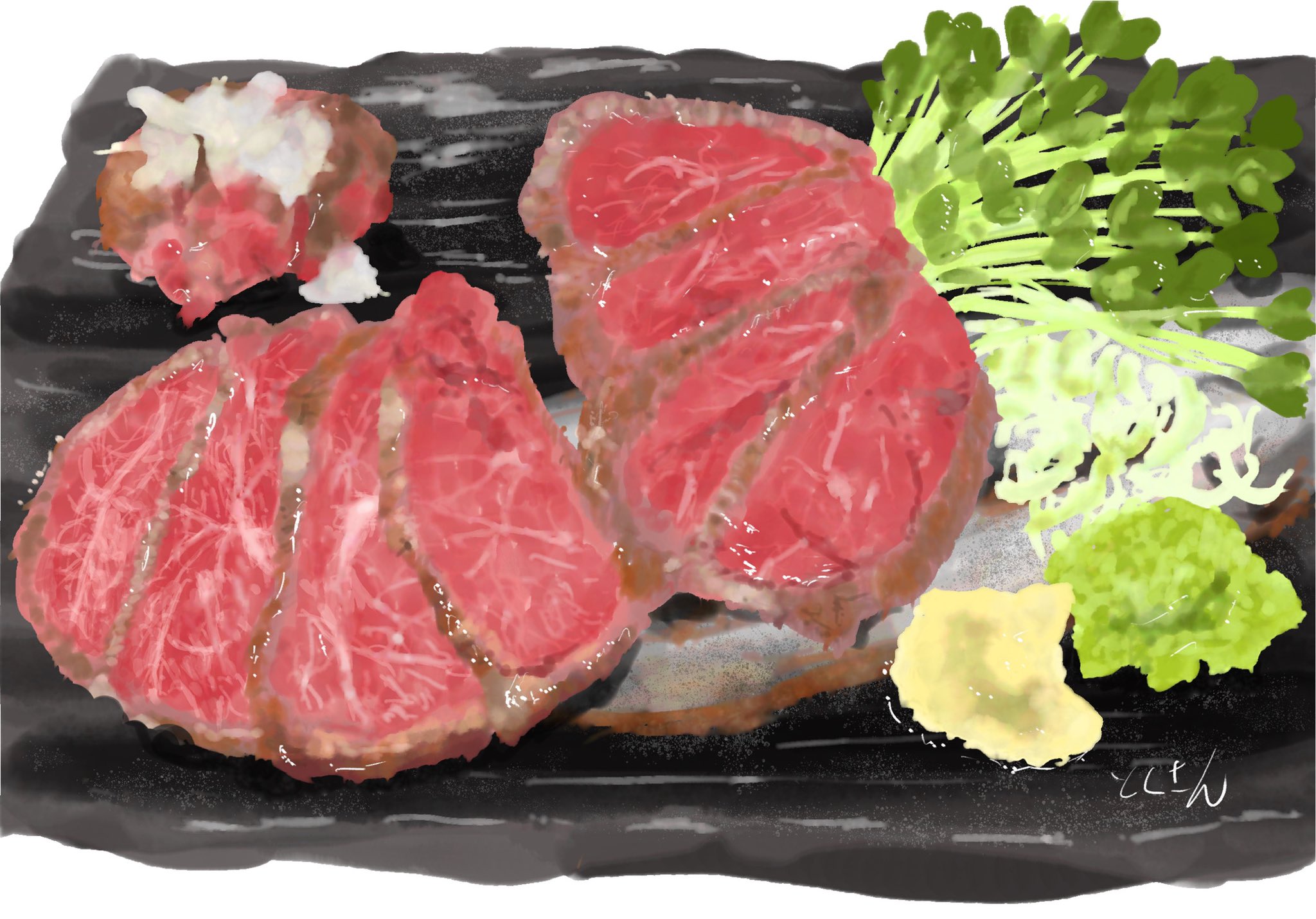 とくさん 牛肉のたたきを描きました 水彩ツールです Adobefresco イラスト お絵描き Illustration 食べ物イラスト 料理絵 牛肉のたたき T Co 5ehgjv2tpw Twitter とくさん 牛肉のたたきを描きました 水彩ツールです Adobefresco イラスト お絵描き Illustration 食べ物イラスト 料理絵 牛肉のたたき T Co 5ehgjv2tpw Twitter
