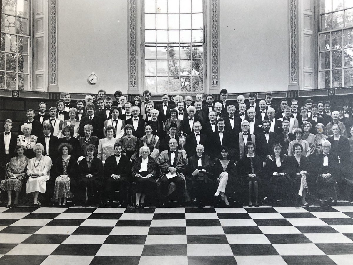 Happy memories of being made a scholar of @tcddublin 30 years ago. I was greatly looking forward to being with other scholars of the decades,and this year’s new scholars, at the dinner which in normal times would have happened tonight. #TrinityMonday