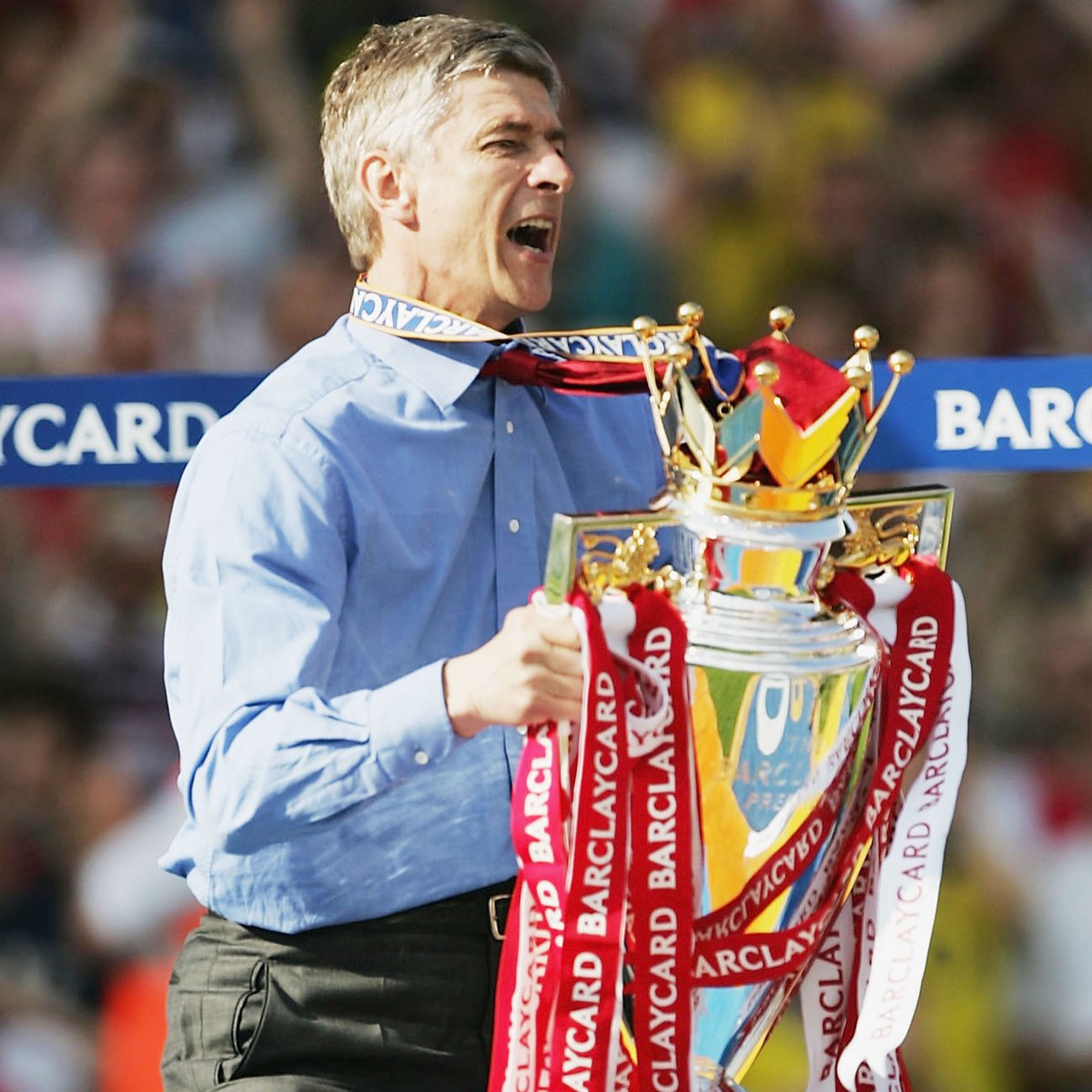 goal's tweet photo. Two years ago today, Arsene Wenger announced that he would be stepping down as Arsenal manager 👋
Premier League 🏆🏆🏆
FA Cup 🏆🏆🏆🏆🏆🏆🏆
Community Shield 🏆🏆🏆🏆🏆🏆🏆
Le Professeur ❤️ https://t.co/QZfQRrjrRi