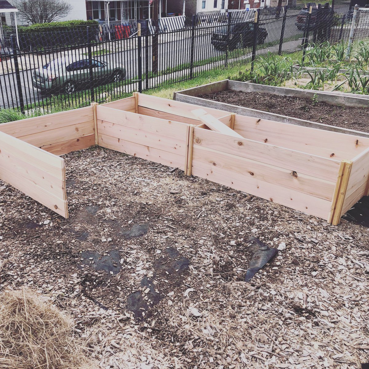 Making room for additional garden beds! We are excited for another expansion project underway in our urban garden.