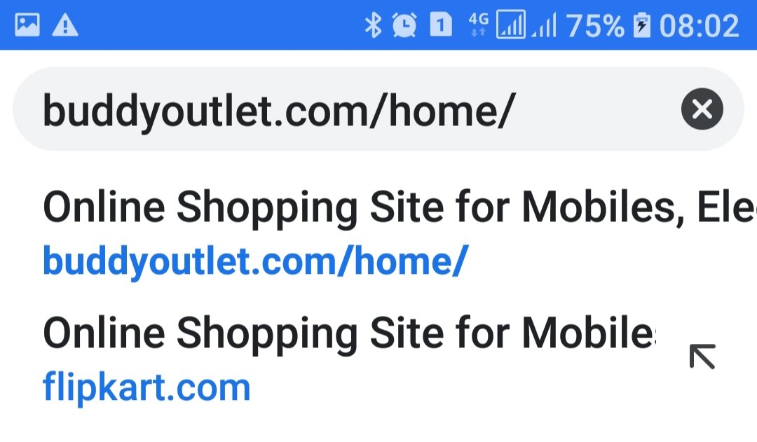 सभी लोग ऐसे लोगों से सावधान रहें फ्लिपकार्ट प्राइबेट लिमिटेड इण्डिया के नाम पर ठग रहे है 70000 का मोबाइल लैपटाप 2000, 2499, 3000 मे दिखा रहे है जो गलत है 
RUPCHANA KHATUN के नाम पर पेमेन्ट हो रहा है 
buddyoutlet.com/home/