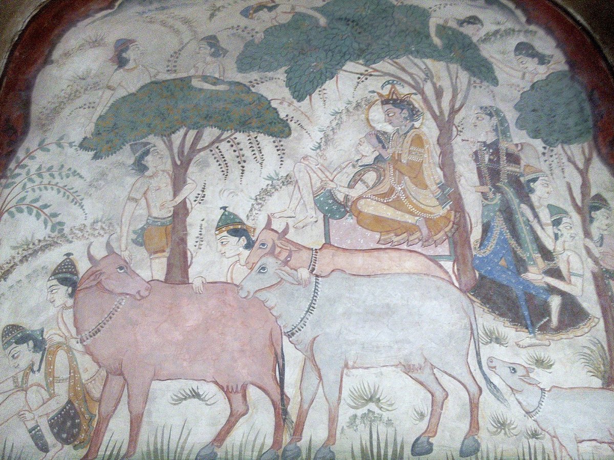 Painted in typical Kangra style, these miniatures showcase landscapes, scenes from royalty and those from Hindu mythologyThe time spent in the haveli by the Sikh prince was short lived as was his life lost to that infamous accident at Roshnai Gate of walled city