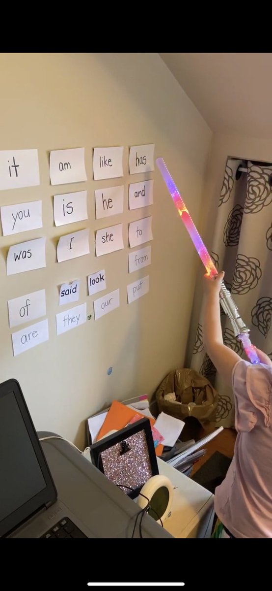 Liana_SLP's tweet photo. Let your child choose a “pointer” that is new, silly, beautiful, or otherwise engaging for him or her. Ideas: a stick from outside, light saber, magic fairy wand, paper towel roll, toy baseball bat, etc. Any other ideas? @TDSB_SLP https://t.co/M1nfDCgk1b