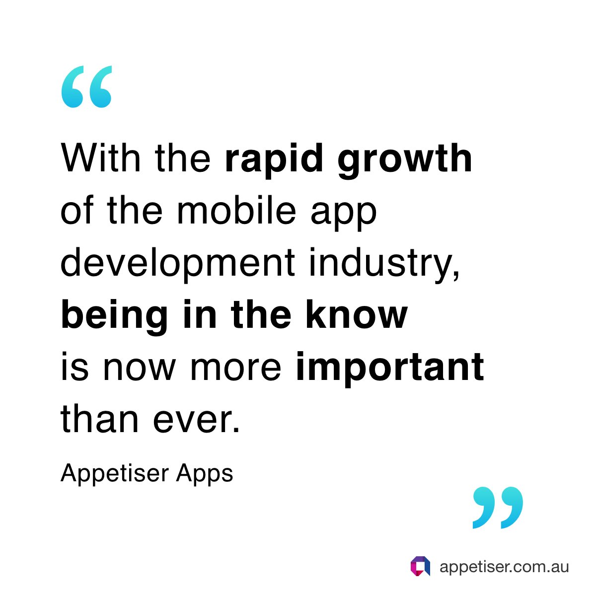 appetiserapps's tweet photo. Staying on top of #industry #trends is a must for any #appdevelopment company.👌𝙒𝙝𝙖𝙩 𝙖𝙧𝙚 𝙮𝙤𝙪𝙧 𝙞𝙣𝙞𝙩𝙞𝙖𝙩𝙞𝙫𝙚𝙨 𝙞𝙣 𝙤𝙧𝙙𝙚𝙧 𝙩𝙤 𝙙𝙤 𝙩𝙝𝙞𝙨? Comment and tag your friends. We'd like to hear from you! 😊 Like and follow @appetiserapps. https://t.co/uRq9waerKL