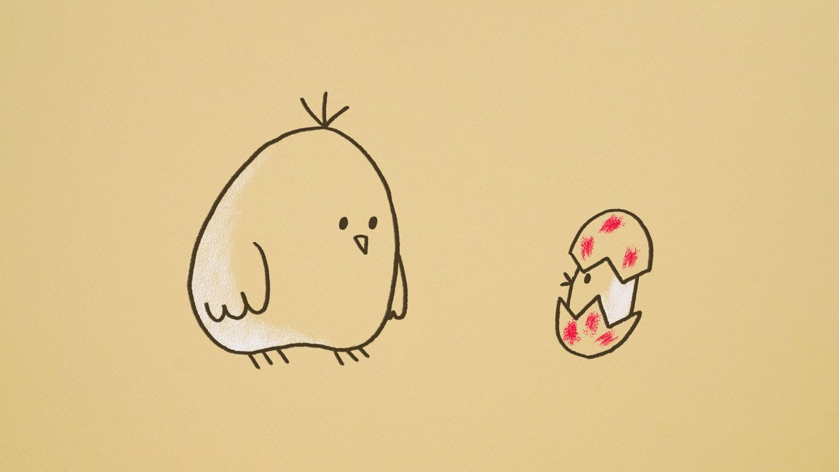Makiko Nanke ねえねえなあに 本日より いないいないばあっ で放送中です 作詞作曲さねよしいさこさん ねえねえ なあに と会話するあたたかい時間を表現しました Animated Short Neeneenaani For Tv Program At Nhk I Expressed Heartwarming Time