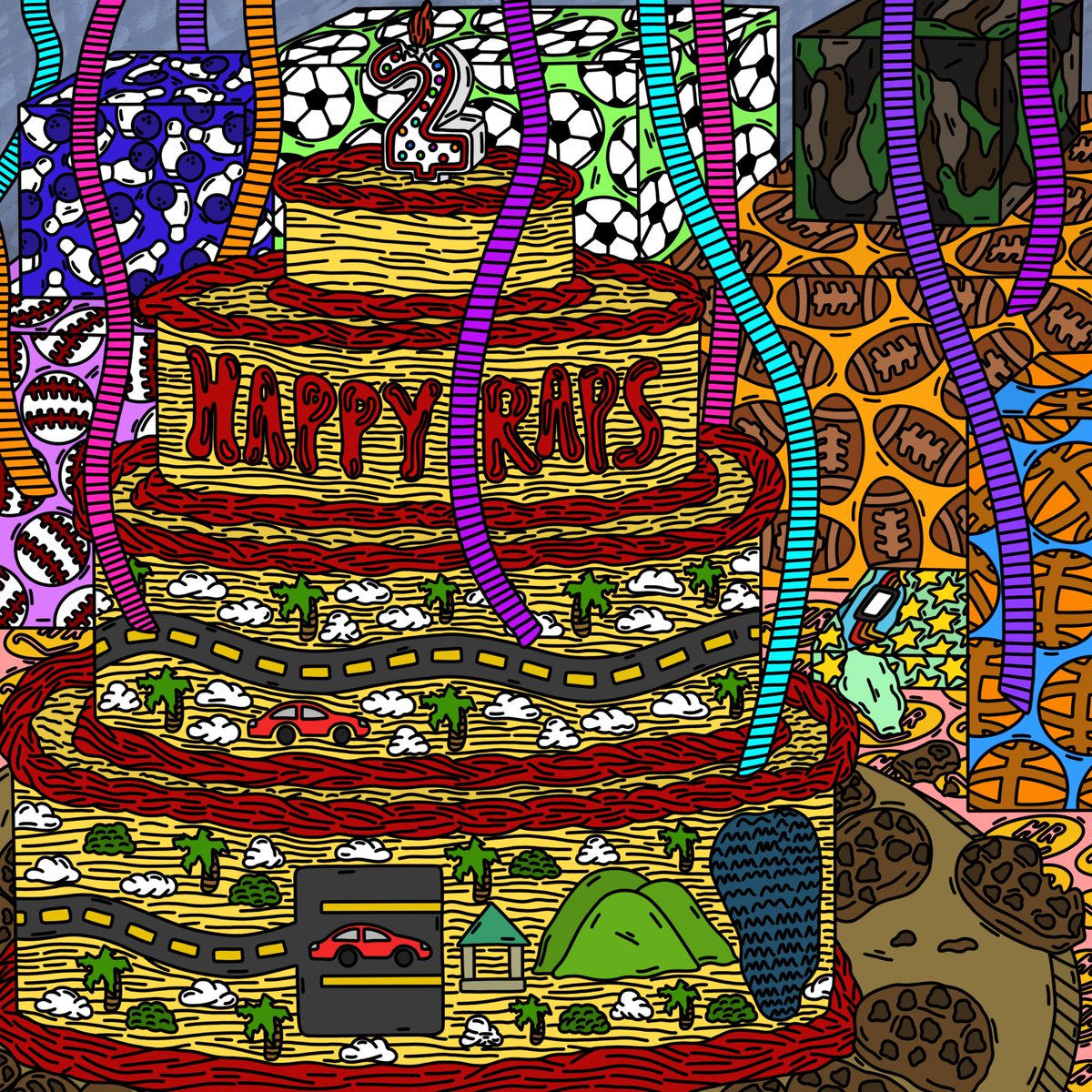 SamStan's tweet image. HAPPY RAPS 2 - OUT NOW 🍪🎂

song.link/hr2