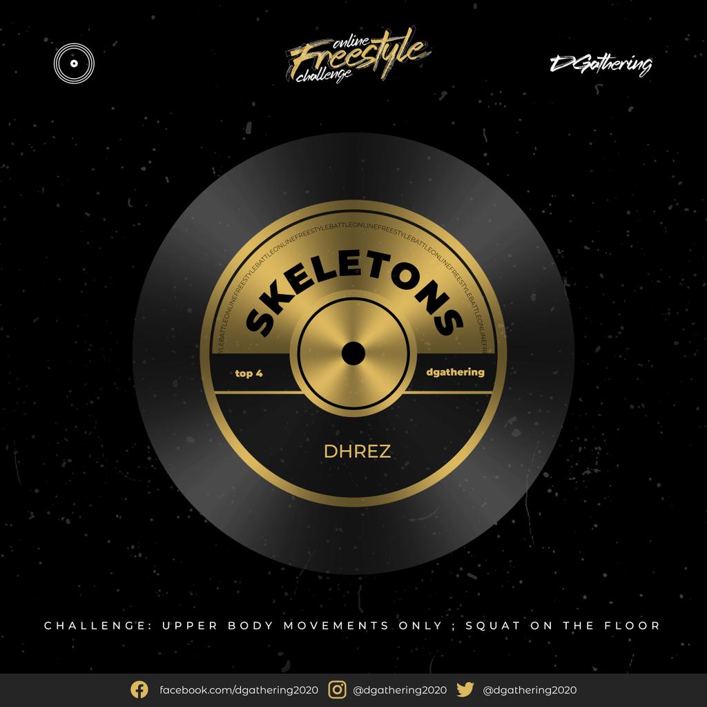 Dgathering2020's tweet image. Heightening the challenge of our Top 4 battlers. They'll be sitting/squatting while doing their freestyle with

🎵 Skeletons by Drehz
Target is to only dance with the upper body.

Deadline of videos is by 5pm.
#dgathering2020 #onlinefreestylebattle #onlinefreestylebattletop4