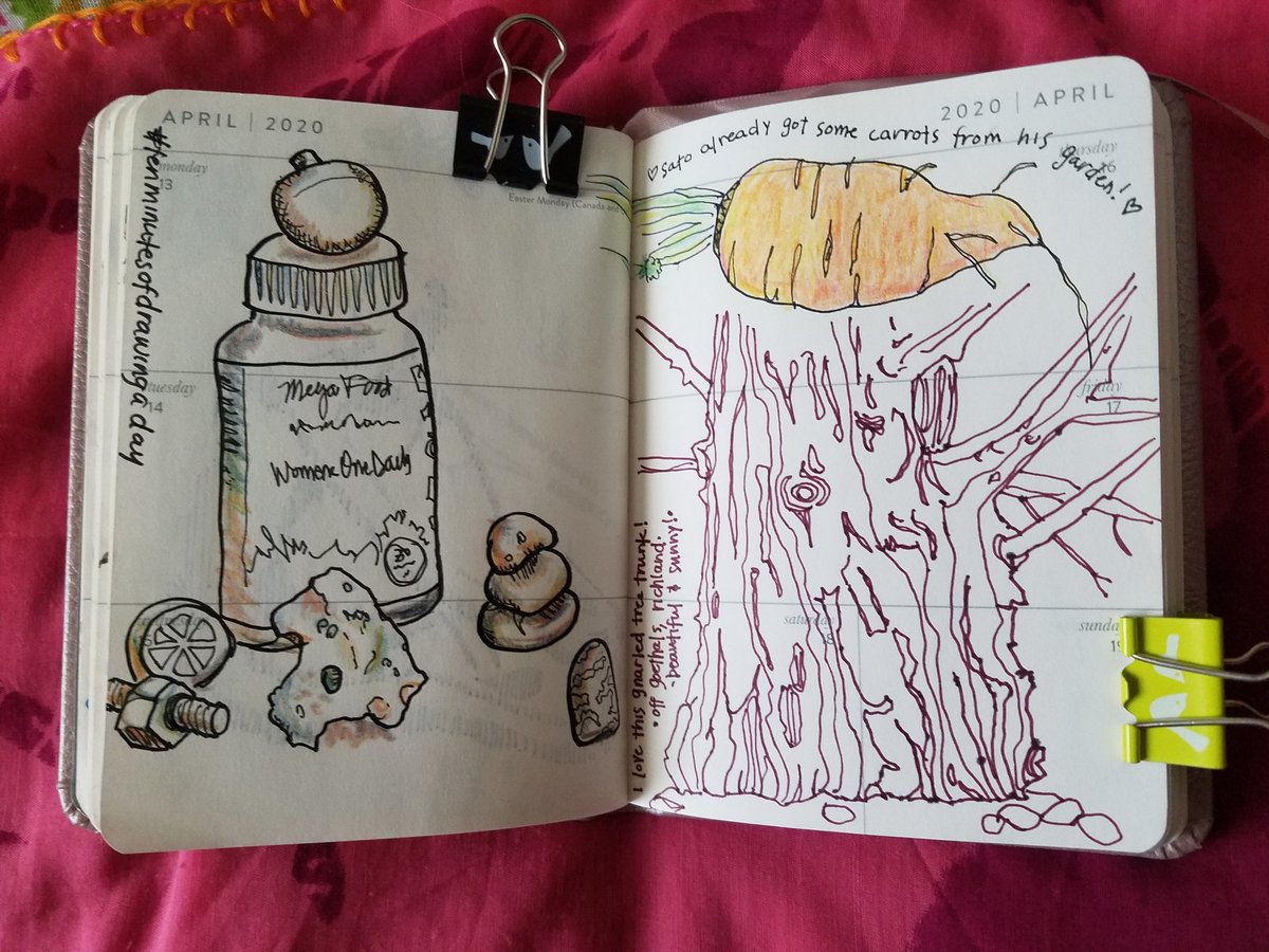keligami's tweet photo. A few more sketches in my planner. The first was a #tenminutesofartaday challenge to draw an unconventional still life. #artinthetimeofcorona #artinthetimeofquarantine #dailydrawing #sketching
#adrawingaday #asketchaday https://t.co/jkI0GecrTN