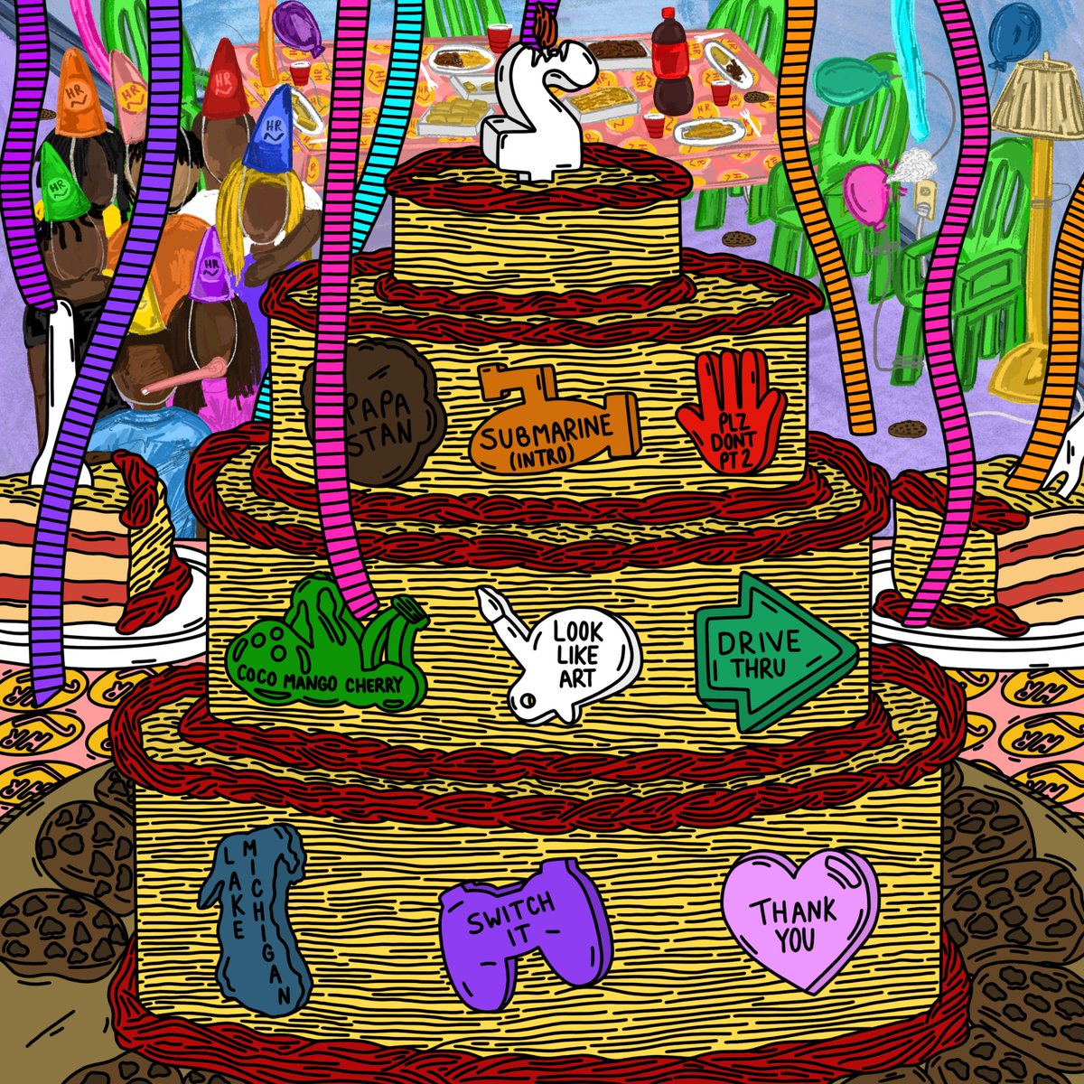 SamStan's tweet image. HAPPY RAPS 2 - OUT NOW 🍪🎂

song.link/hr2