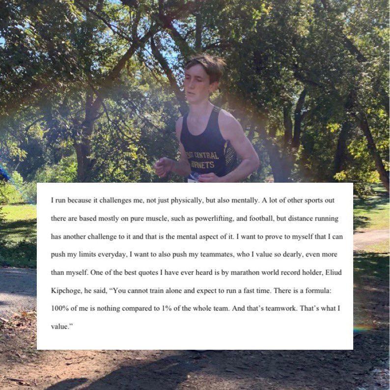 _ECCrosscountry's tweet photo. This time has allowed us to reflect deeply on what drives us to do the things we love. Take a look at ‘WHY’ these athletes (Illiana Perez, Brian Cadger, and Giovanni Hernandez) choose to run, and how running has impacted their lives. #morethanasport #runnerslife @ECISDtweets https://t.co/SfWCiJnfsz