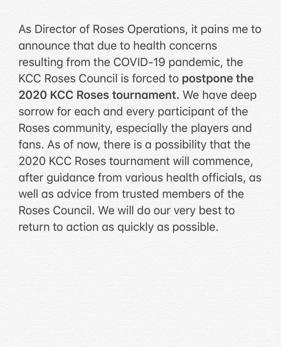 kcc_roses's tweet image. A message from lifetime Roses Council Member and Executive Director of Operations, Nick Verduzco…